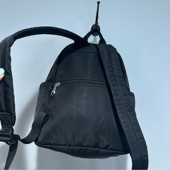 Beside u Black Nylon Backpack RFID Pocket main image 6